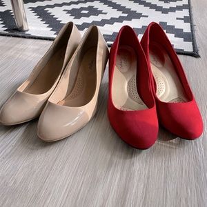 8.5 Red heels, Dexflex Comfort